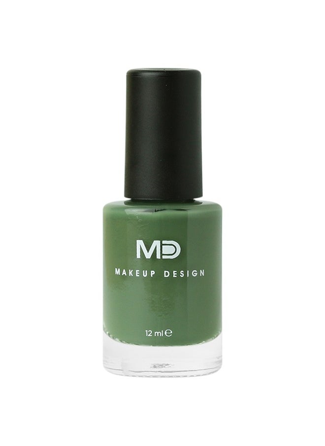 MD MAKE UP DESIGN MD European Nail Polish JUKE BOX, Hunter Green 242, 12 ml 
