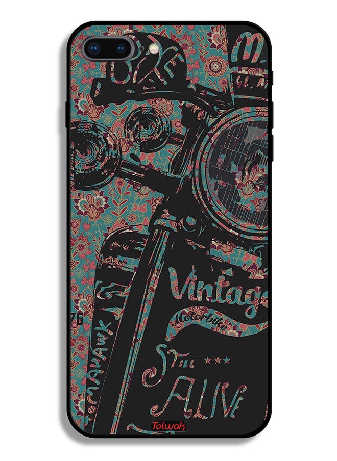 Tolwak - Apple iPhone 7 Plus Protective Case Vintage Motorbike - Image 1