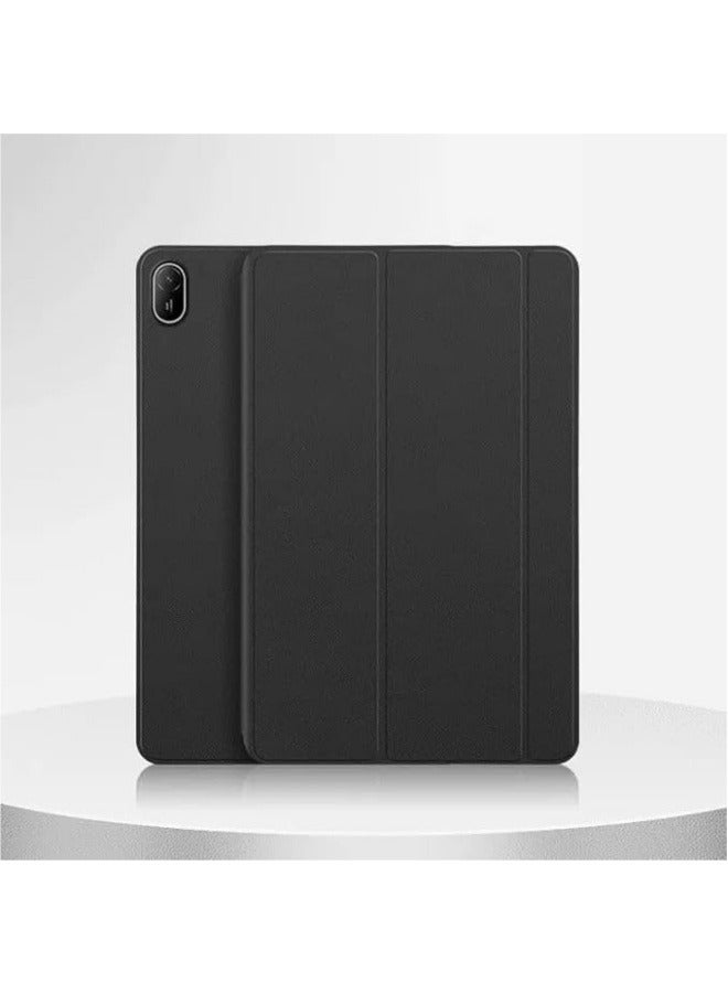 Compatible with Huawei MatePad SE 11 inch 2024 Tablet Slim Magnetic Smart PU Leather Tri-Folding Stand Cover Tablet Case - Image 1