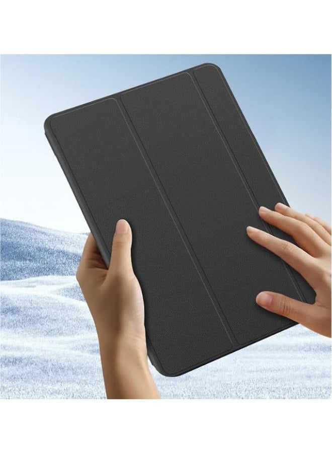 Compatible with Huawei MatePad SE 11 inch 2024 Tablet Slim Magnetic Smart PU Leather Tri-Folding Stand Cover Tablet Case - Image 2
