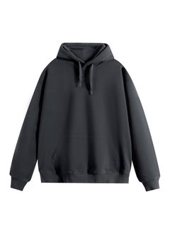 Generic 600g Heavyweight Silver Fox Fleece Hoodie Unisex Autumn Winter Love Sweatshirt Jacket Mustard Green-Turtleneck  - Image 3