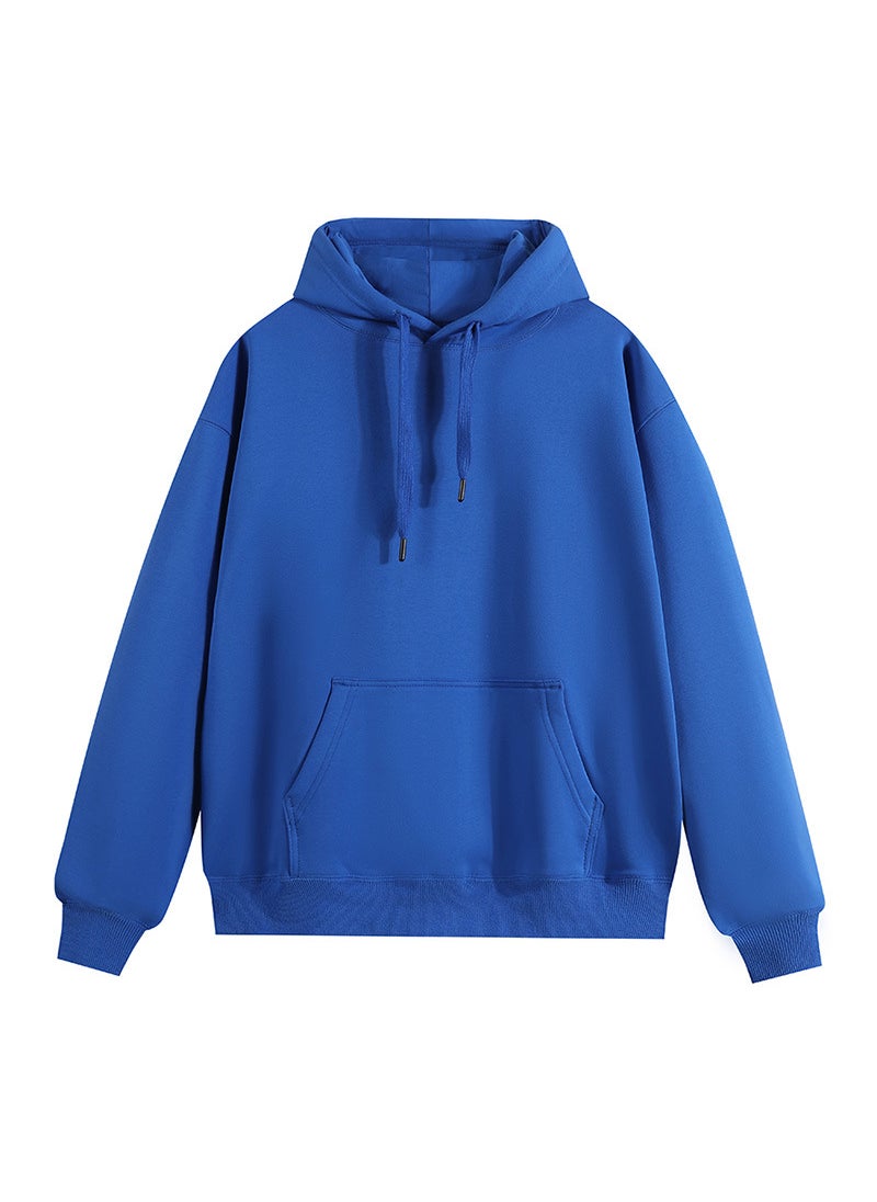 Generic - 600g Heavyweight Silver Fox Fleece Hoodie Unisex Autumn Winter Love Sweatshirt Jacket Mustard Green-Turtleneck - Image 1