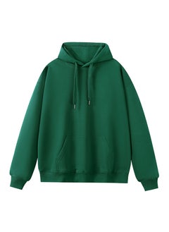 Generic 600g Heavyweight Silver Fox Fleece Hoodie Unisex Autumn Winter Love Sweatshirt Jacket Mustard Green-Turtleneck  - Image 5