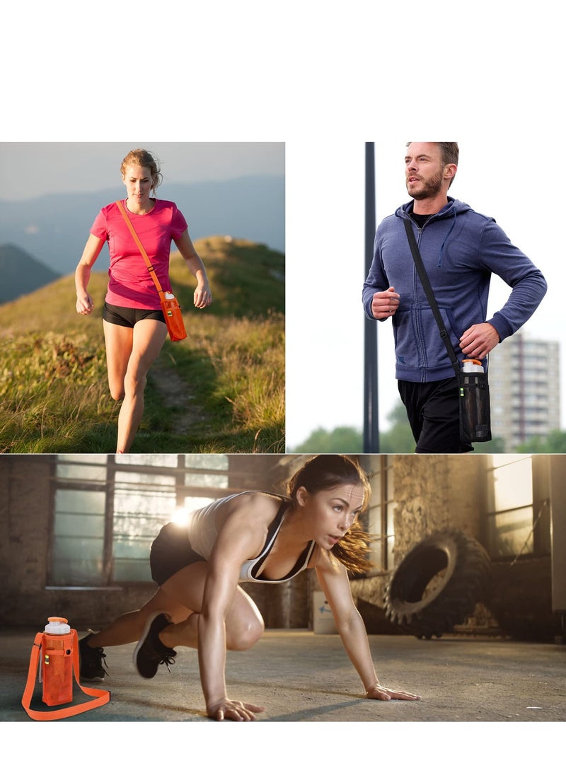 SYOSI - Water Bottle Holder, Water Bottle Carrier, with Adjustable Shoulder Strap Beach Bottle Bag Water Bottle Sling Dog Water Bottle Sleeve for Sports Gym Hiking Camping Walking - Image 1