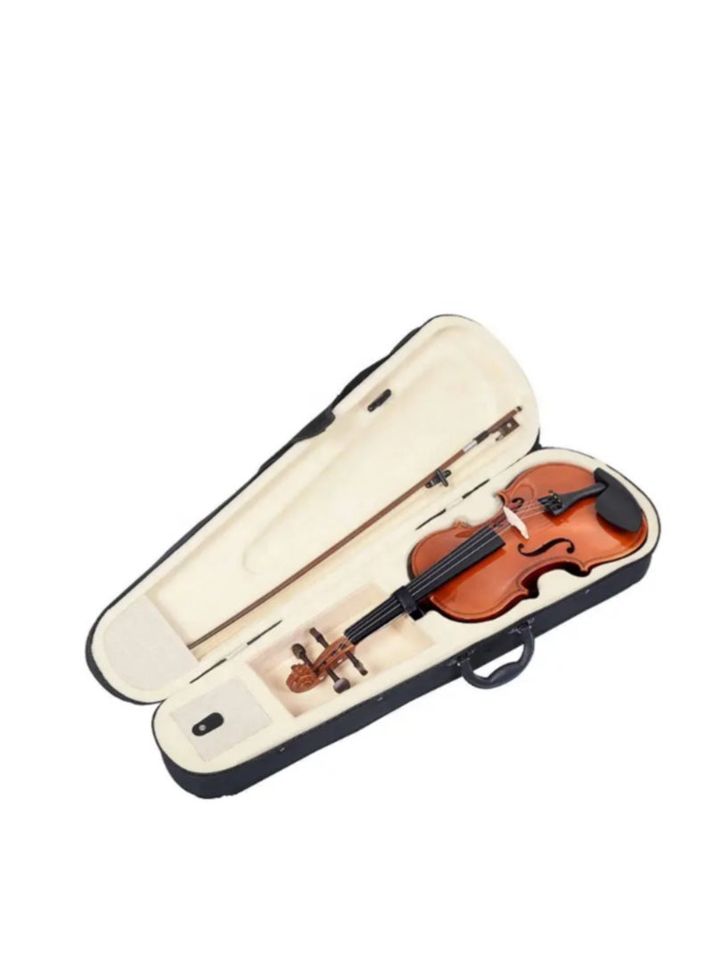Megarya Indian Maple Wood Handmade Violin 4/4 Acoustic Violin Full Size with Bow Rosin Carrying Hard Case Instrument for Beginners Kids with Hard Case Bow And Rosin Color : Mahogany  - Image 3