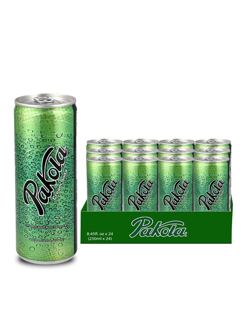 Pakola - Pakola Ice Cream Soda Soft Drink Can 250ml - Pack of 12 - Image 1