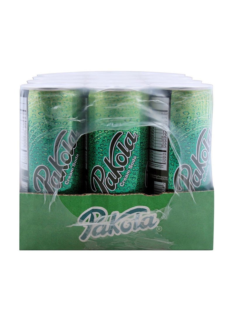 Pakola - Pakola Ice Cream Soda Soft Drink Can 250ml - Pack of 12 - Image 1