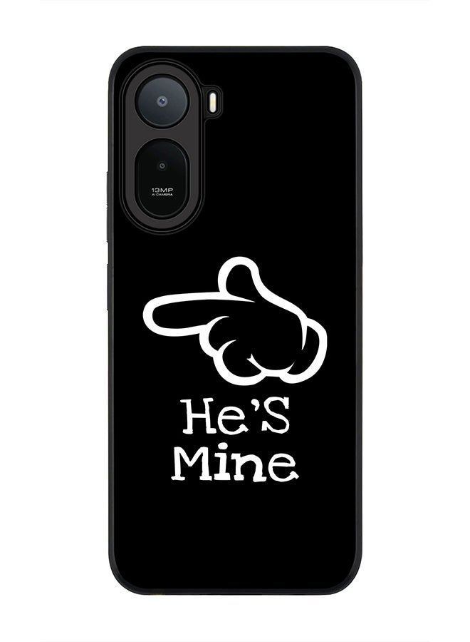 Stylizedd Rugged Case for Xiaomi Redmi A7 Pro 4G / Poco C81 / Poco C81 Pro / Poco C85x 5G- Slim Fit Hybrid Rubber Cover He's mine