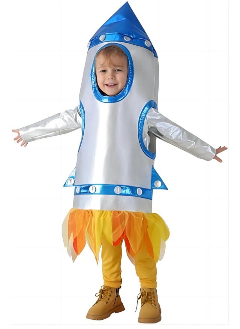 Generic - Rocket Costumes for Kids,Astronaut Pretend Play,Holiday Party Atmosphere Props,Cosplay Costume for Kids - Image 1