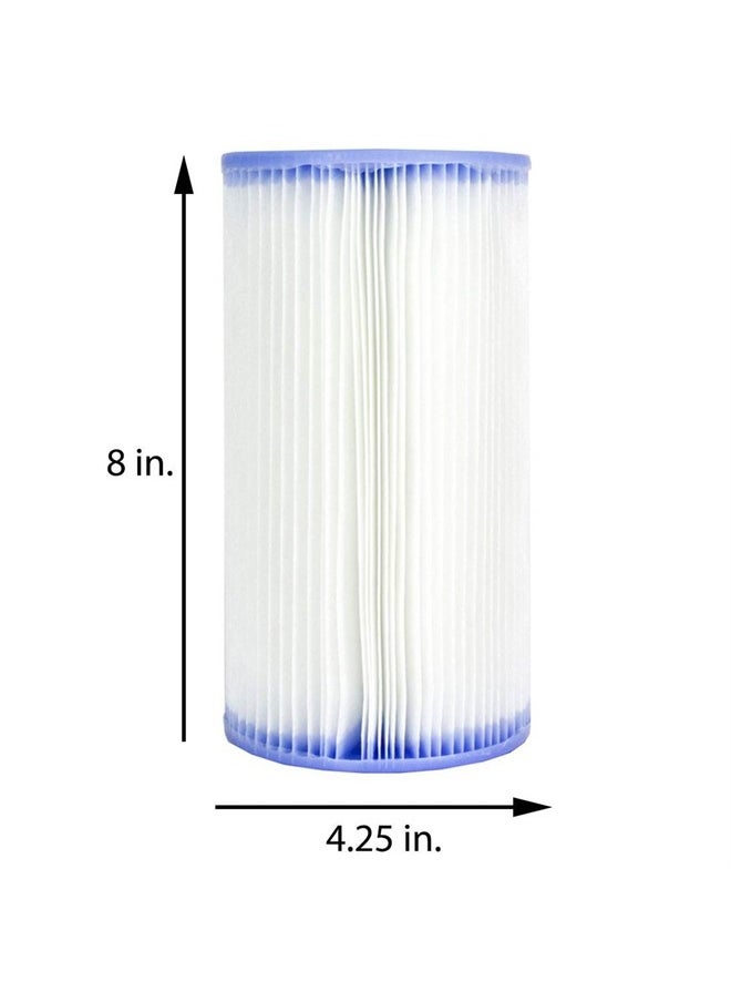 INTEX Type A Easy Set Above Ground Pool Replacment Filter Cartridge (4 Pack)  - Image 5