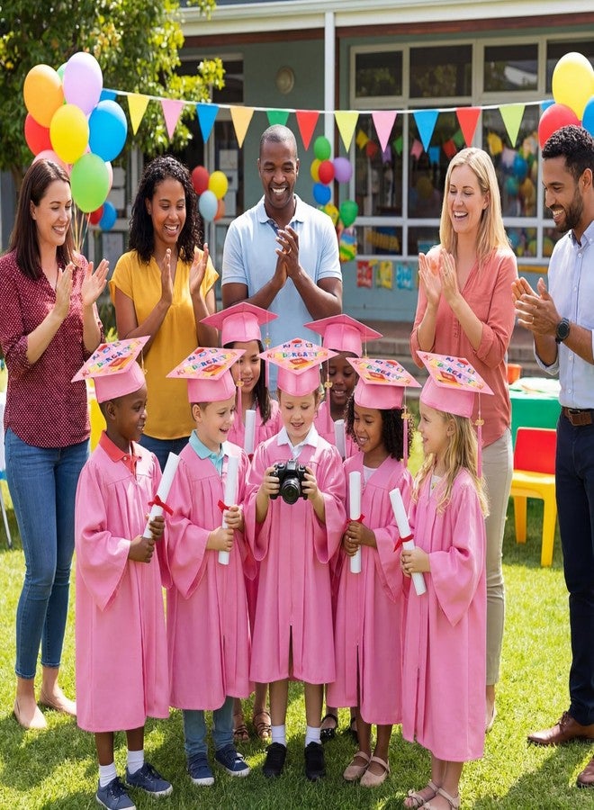 Knitgrip Next Stop Kindergarten Graduation Cap with 2026 2027 Tassel Year Charm, Preschool & Pre-k Grad Cap Topper for Kids(1 Pcs,Pink) - Image 5
