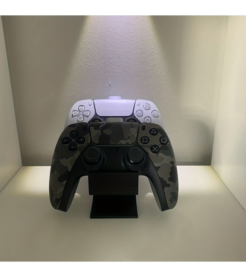 بور وايت 2 في 1 حامل أجهزة تحكم PS5 و Xbox إكسسوارات ألعاب بلاستيكية متينة - Image 3
