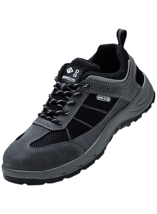 Dinggu أحذية أمان للرجال، كعب فولاذي خفيف الوزن، نعل صلب مقاوم للاهتراء، مقاوم للصدمات، مقاوم للثقب، للعمل في مواقع البناء Jd855Hui40 - Image 1