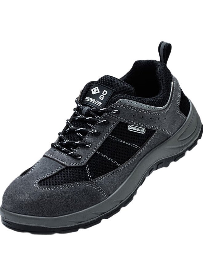 Dinggu أحذية أمان للرجال، كعب فولاذي خفيف الوزن، نعل صلب مقاوم للاهتراء، مقاوم للصدمات، مقاوم للثقب، للعمل في مواقع البناء Jd855Hui40 - Image 2