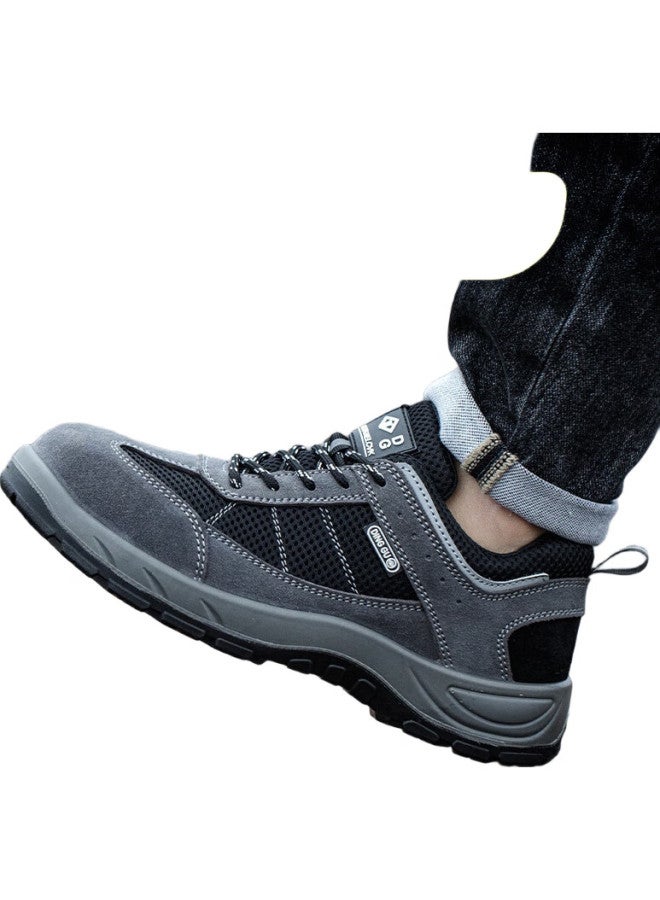 Dinggu أحذية أمان للرجال، كعب فولاذي خفيف الوزن، نعل صلب مقاوم للاهتراء، مقاوم للصدمات، مقاوم للثقب، للعمل في مواقع البناء Jd855Hui40 - Image 3