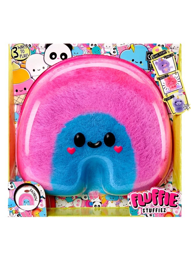 Fluffie Stuffiez Rainbow Large Collectible Feature Plush 11" Surprise Reveal Unboxing With Huggable Asmr Fidget Diy Fur Pulling, Ultra Soft Fluff - Image 1