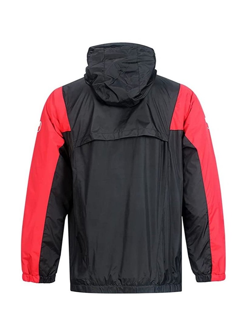 UHLSPORT uhlsport Rain Jacket Smart breathe® FIT Waterproof for all kinds of sports in cold and rainy weather Adjustable hat Elastic sleeves Two Zipped pockets on both sides - Image 3