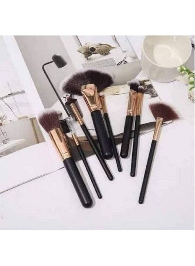 MOBDESK 8 Pcs Premium Foundation Face Powder Blush Eyeshadow Brush Makeup Kit With Blender Sponge And Cleaner - Brushes Set Set, Portable Eye Brushes, Brush, Small Fiber Hair Cosmetic Beautify Tool - Image 5