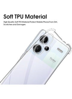 Generic Case Compatible with Xiaomi Redmi Note 13 Pro Plus 5G Case, Transparent Soft TPU Slim Case, Anti-Shock, Scratch, Resistant Fingerprint Anti-Drop Protective Case  - Image 4