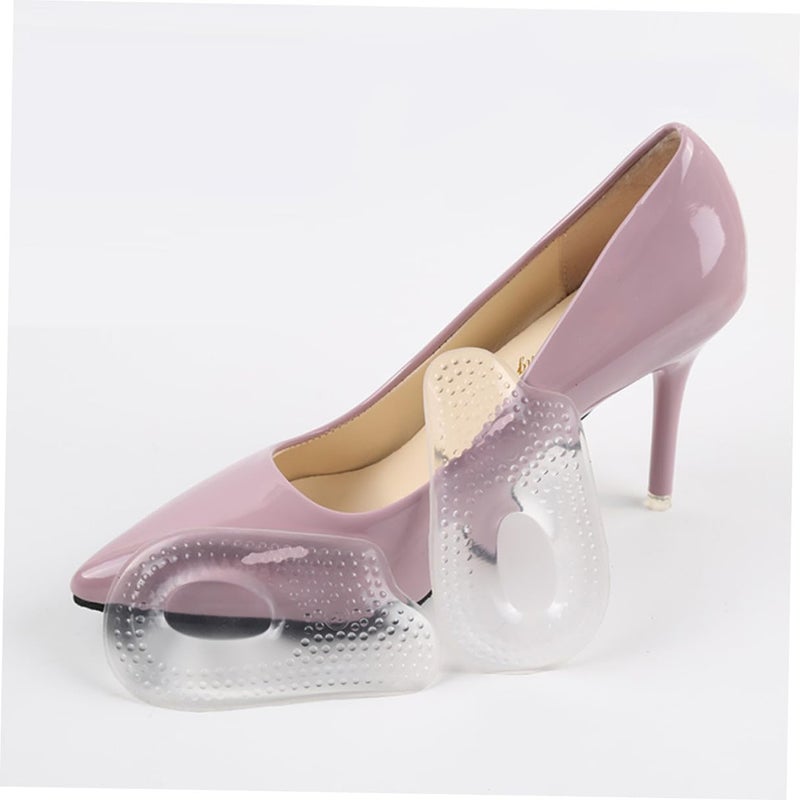 Gel Heel Cups Insoles 2 Pairs Gel Shoes Insert Foot Care Protector for High Heel Shoes for Foot Relief - Image 2