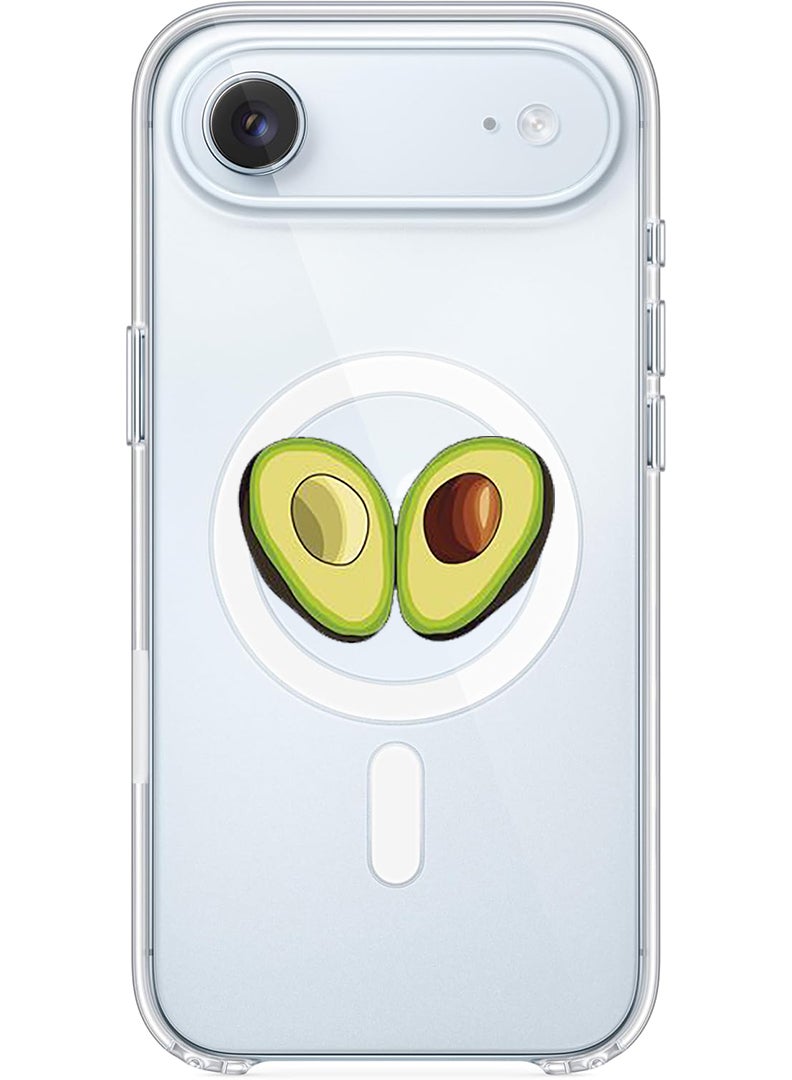 Theodor Magnetic Case for Apple iPhone 17 Air Compatible with MagSafe Wireless Charging, Shockproof Phone Bumper Cover - Avacado Open - Image 1