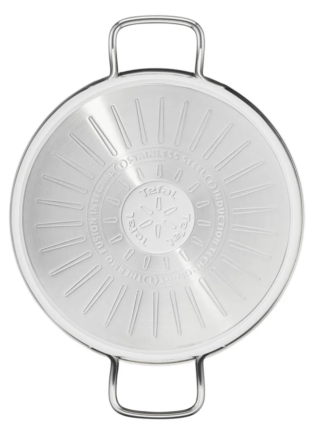 Tefal Intuition 20 cm Casserole, Premium Stainless Steel 18/10, 2.9 L, Induction, B8644474