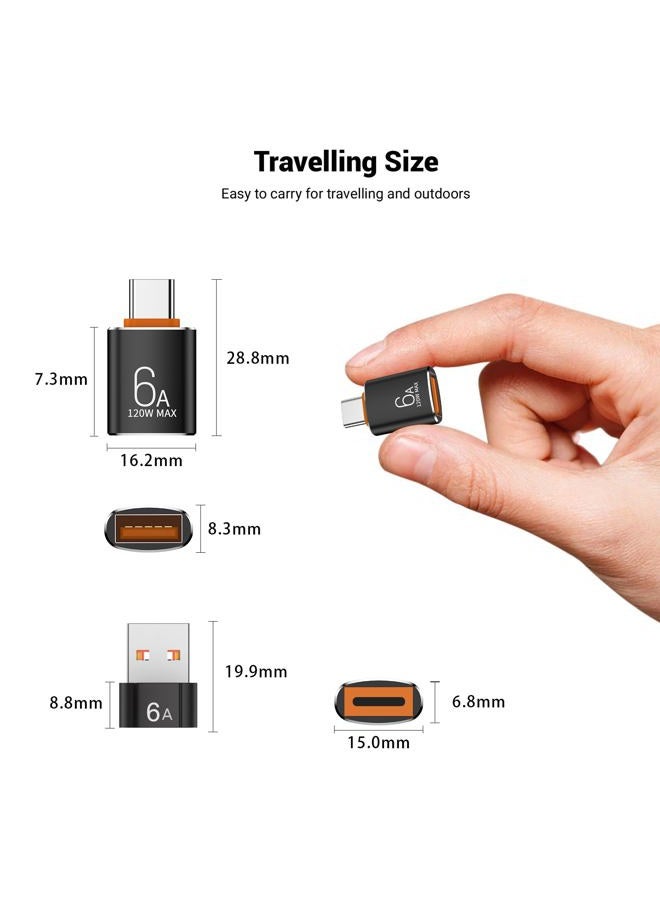 Pastall 10-Pack 10Gbps/120W USB C to USB Adapter & C Male to 3.1 Female Charger,Compatible with MacBook Pro/Air, iPhone 16 15 Pro Max/15 Plus/14 13 12 Samsung Galaxy S24/S23/S22/S21 - Image 5