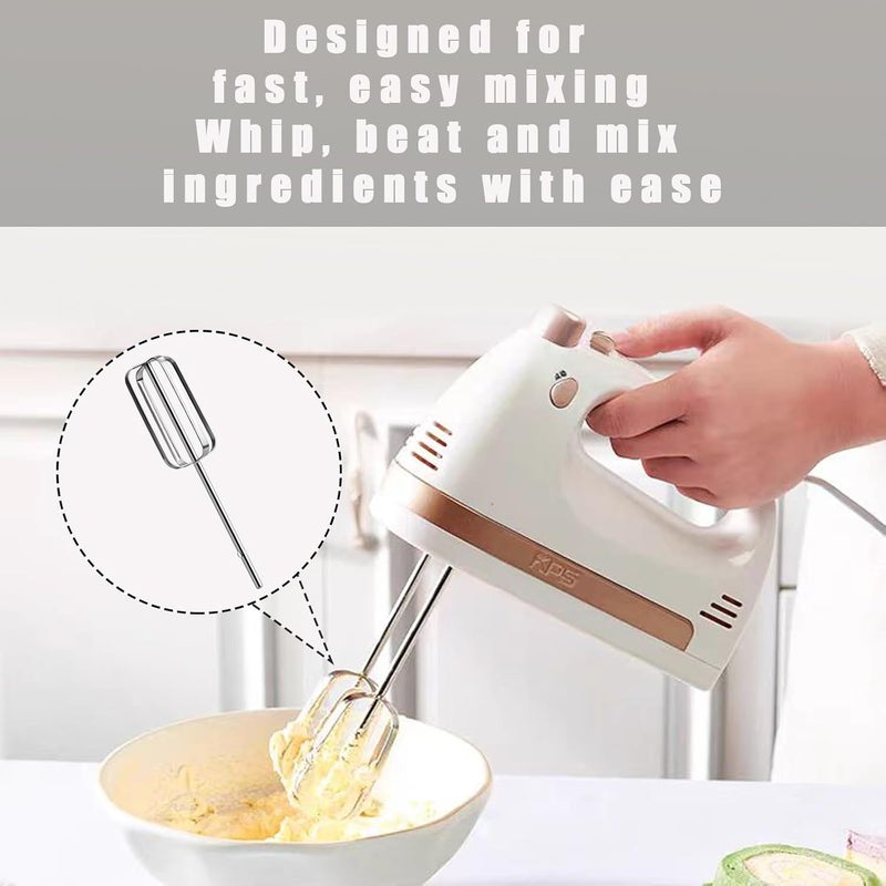 Abvsdu 2 Pcs Hand Mixer Attachments Beaters, Hand Mixer Beaters Attachments for Kitchen Stainless Steel Replacement Parts for KitchenAid W10490648, KHM2B, AP5644233, PS4082859 - Image 5