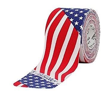 KS Sports Tex "Kinesiology Tape", 5cm X 5M, US Flag, Single Roll " Made in Korea" (Also Available in Black, Beige, Purple, Pink, Blue, & Camo) - Image 2