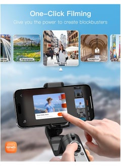 hohem Hohem iSteady XE 3-Axis Handheld Gimbal Stabilizer for Smartphones Portable and Foldable with Face and Object Tracking for iPhone and Android  - Image 3