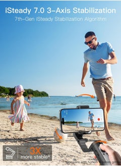 hohem Hohem iSteady XE 3-Axis Handheld Gimbal Stabilizer for Smartphones Portable and Foldable with Face and Object Tracking for iPhone and Android  - Image 2