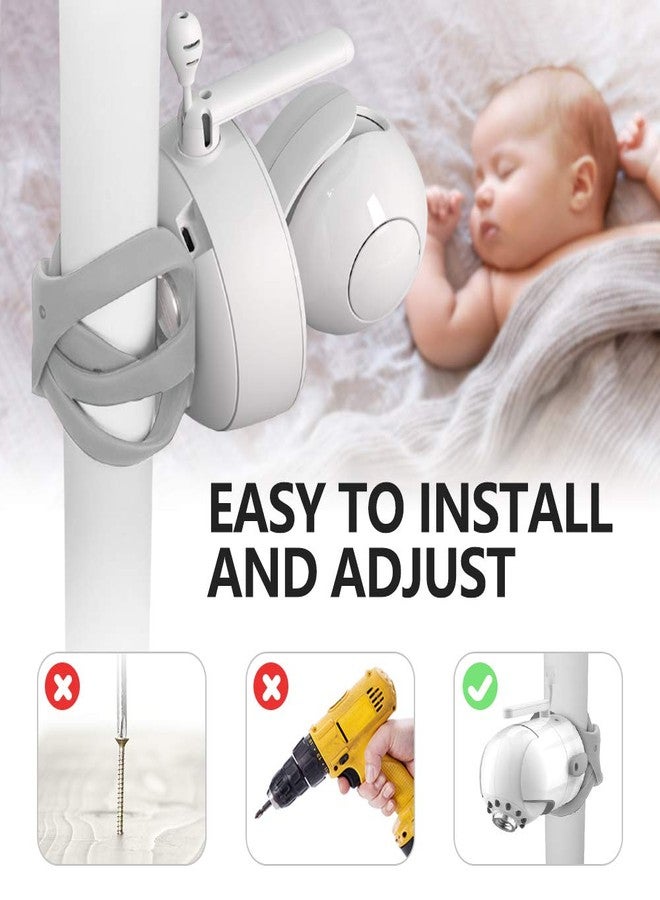 CHILLAX Universal Baby Monitor Holder - Flexible, Adjustable Mount for Small Baby Cameras - Compatible with Motorola, Infant Optics DXR-8 & More - Image 3