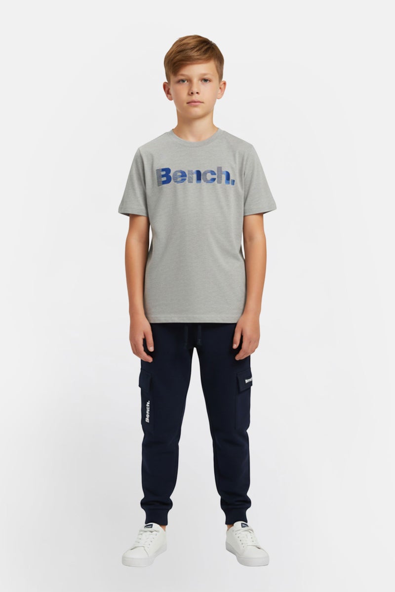 Bench Kids Boy 4 Pcs Short Sleeve Graphic Print Tops And Bottom Set, Multicolor - Image 1