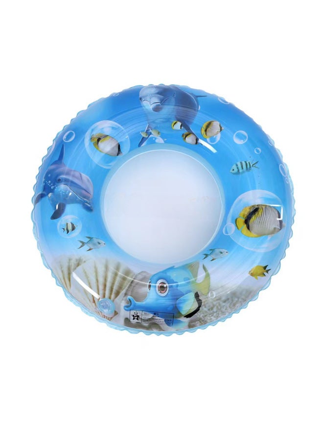 Thick Environmental Protection PVC Cartoon Inflatable Swimming Ring Summer Children's Water Park Floating Life Buoy Wholesale-Color:Watermelon-Specifications:60 # (pvc Thickened)  - Image 3