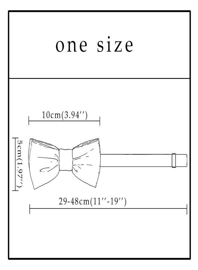 fortunatever Boys Solid Pre-tied Bow Ties,Black Adjustable Tuxedo Bowtie For Boys With Multiple Colors (11''-19'') - Image 3