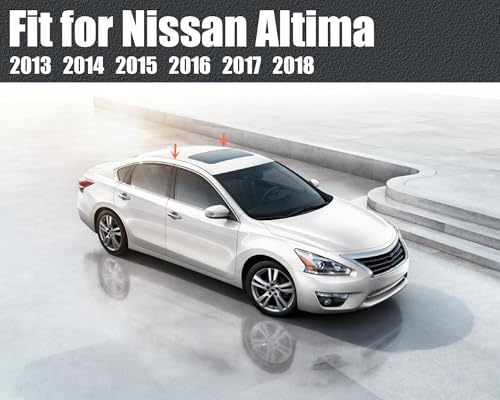 Swzld Roof Trim Molding Weather Stripping Fit for Nissan Altima 2013-2018, 73852-3TA0A 73853-3TA0A Roof Drip Molding Trim, Left & Right, 2Pcs Roof Molding Trim Weatherstrips - Image 3