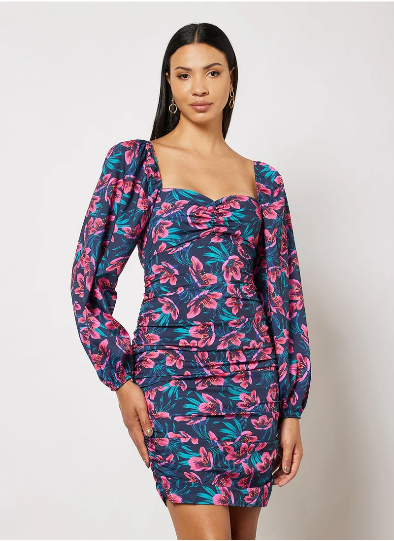 ترينديول Multicolored Floral Dress