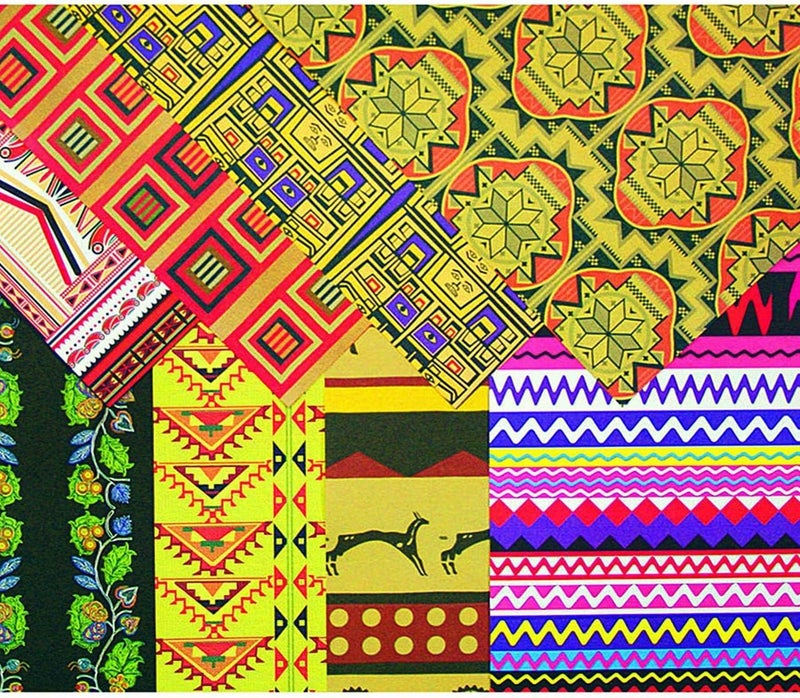 Roylco Native American Craft Paper 85Inch X 11Inch Assorted Designs 32 Sheets R15278