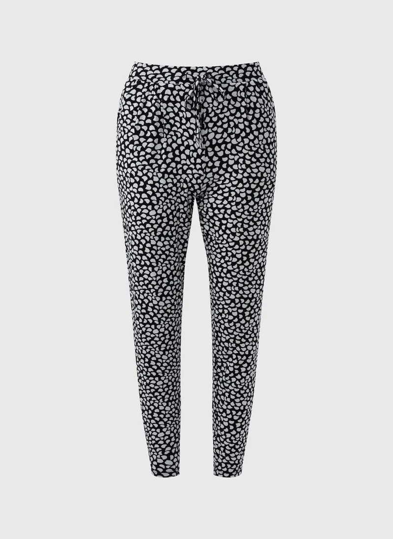 Matalan Monochrome Printed Harem Trousers
