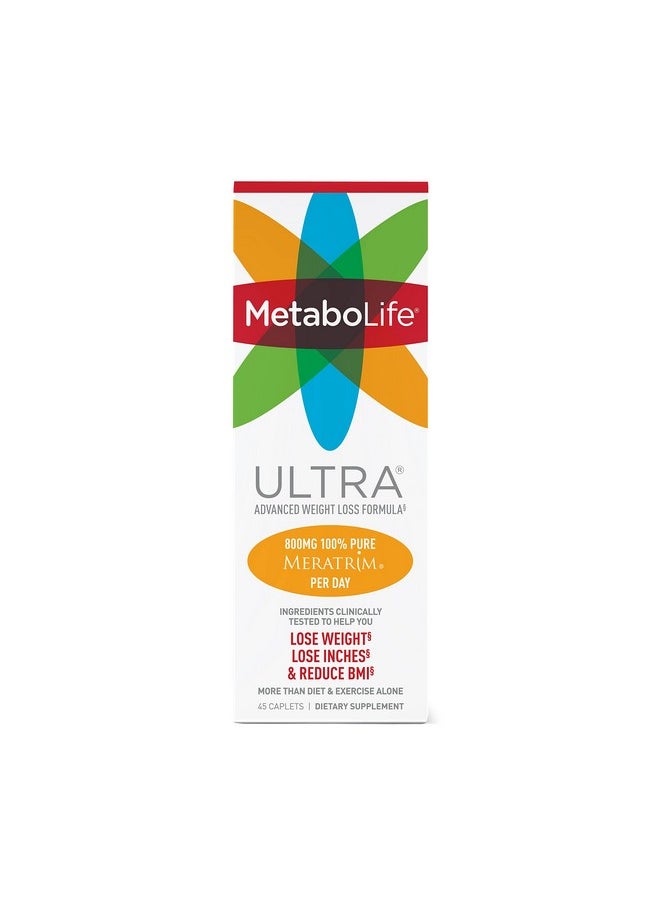 Twinlab - Metabolife Ultra Dietary Supplement Hunger Supplement For Women & Men 800 Mg 45 Caplets - Image 1