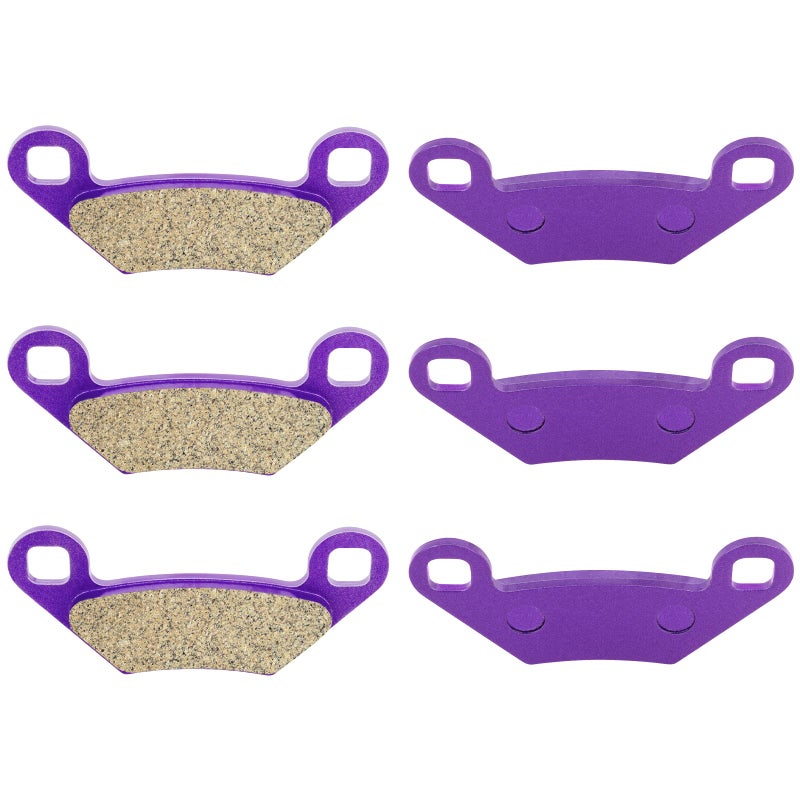 ECCPP Brake Pads Fits for Polaris Sportsman 850 550 500 X2 XP Touring 2009 2010 2011 2012 2013 2014 2015 2016 2017 2018 FA475 Front and Rear Brake Pads