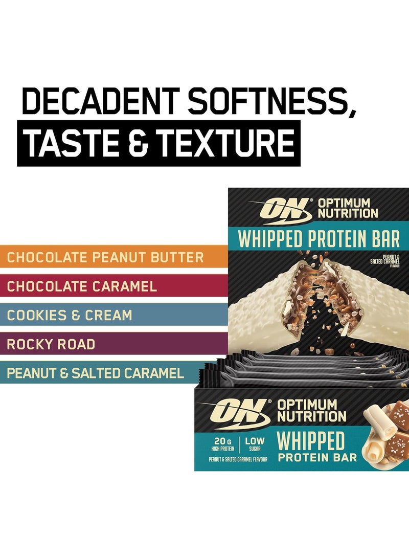ON Whipped Protein Bar 10x60g White Chocolate Salted Caramel & Peanut - Image 4