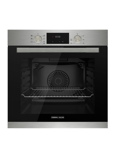 General Goldin Built-In Electric Oven, 7 Programs, 72 Lt, 60x60 cm, Power Timer, Cooling Fan, Digital Screen