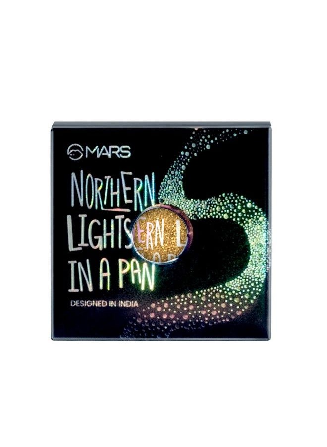 Northern Lights In A Pan Eyeshadow Palette 5G Swirling Sweden; Longlasting Powder Based Eyeshadow With A High Shiny Finish; Intense Coverage; Highly Pigmented (Es0301)
