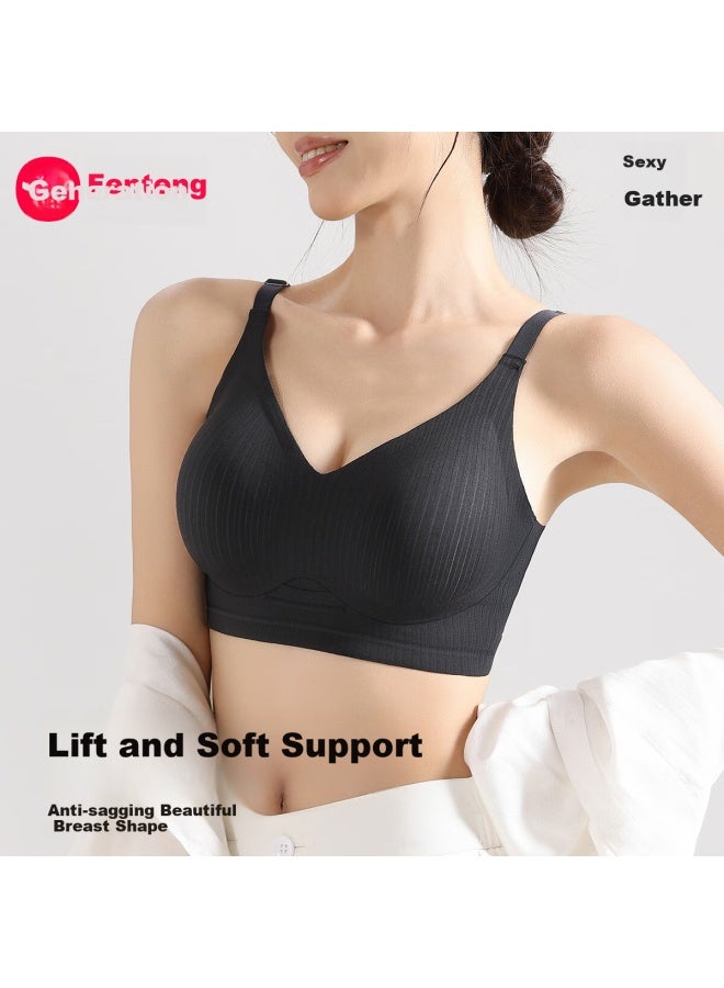Fenton Fenteng Anti-gravity Soft Support Bra Women's 25th Anniversary New Product Bra Lifts And Supports Small Chest Pushes Up U-shaped Beauty Back Bra - Image 1