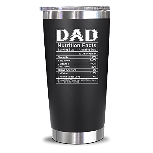 NewEleven Christmas Gift For Dad - Birthday Gifts For Dad From Daughter, Son, Kids - Husband Gifts - Birthday Present Ideas For Father, Husband, Son - 20 Oz Tumbler - Image 1