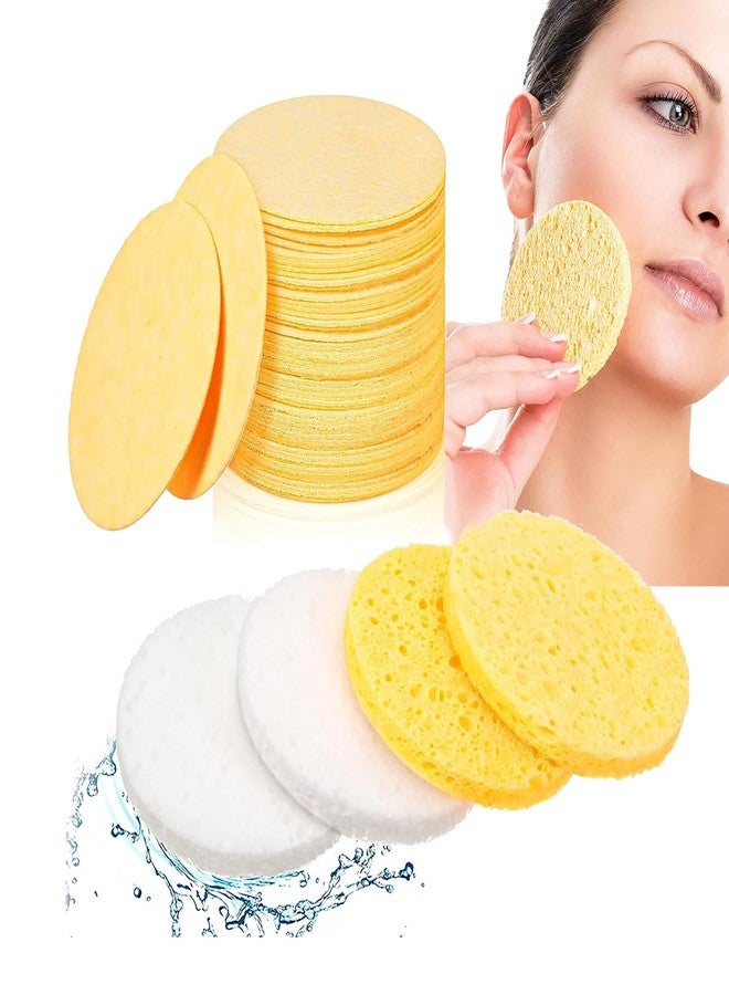 بيردوير 18 قطعة من السليلوز المضغوط الطبيعي، إسفنجات سبا تجميلية طبيعية 100% لتنظيف/تقشير الوجه، قناع تقشير، إزالة المكياج، ومنظف للبشرة (عادي - 10 سم، 18) - Image 1