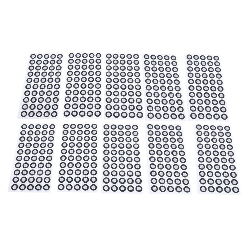 3D Scanning Reflective Markers 500 Pcs 6mm ID 10mm OD Adhesive Reusable Sunproof Foils For Capture - Image 2