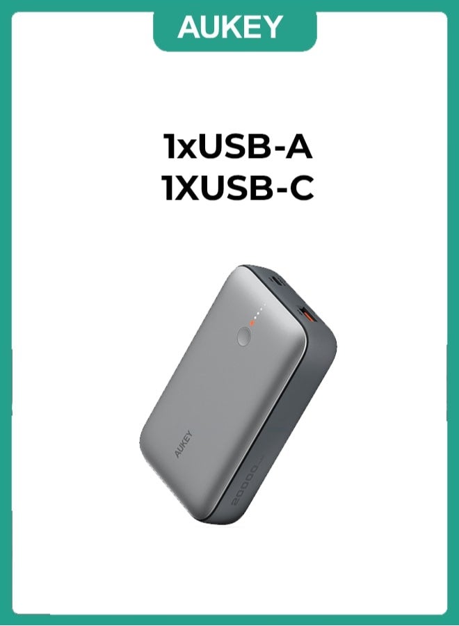 AUKEY Power Bank Spark 20,000 mAh 20W PD Charging mAh22.5W , Y57 GY - Image 2