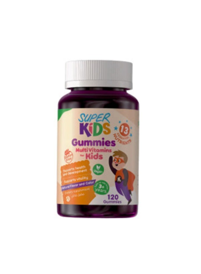 Superkids Gummies Chewable Multivitamins 120 gummies